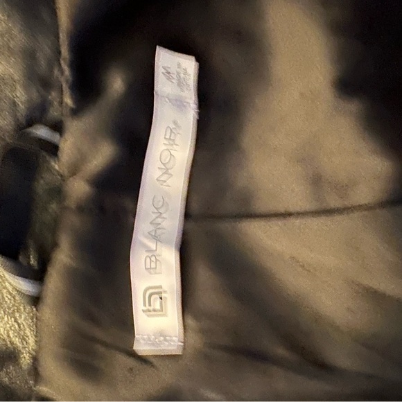 Blanc Noir Hooded Black Anorak Jacket, Size M - Picture 5 of 5